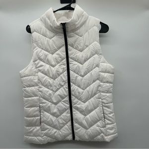 SO white puffer vest ladies L.